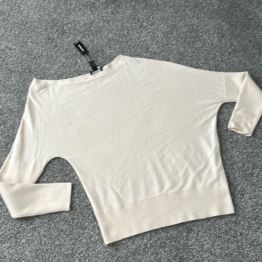 NWT asymmetrical shape sweater